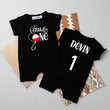 Load image into Gallery viewer, Shorts "Ofishally One" Slim Fit 1st Birthday Romper
