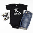 Load image into Gallery viewer, 1st Down Football Personalized 1st Birthday T-shirt or Bodysuit