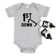 Load image into Gallery viewer, 1st Down Football Personalized 1st Birthday T-shirt or Bodysuit