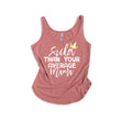 Load image into Gallery viewer, "SICKER THAN YOUR AVERAGE MAMA" 1st  Birthday Custom Adult Tank Top