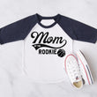 Load image into Gallery viewer, "Mom / Dad of the Rookie" Basketball Raglan