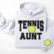 Load image into Gallery viewer, Tennis Personalized Hoodie Sweatshirt for Mom, Dad or Family Supporters