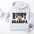 Load image into Gallery viewer, Rugby Personalized Hoodie Sweatshirt for Mom, Dad or Family Supporters