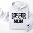Load image into Gallery viewer, Soccer Personalized Hoodie Sweatshirt for Mom, Dad or Family Supporters