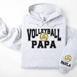 Load image into Gallery viewer, Volleyball Personalized Hoodie Sweatshirt for Mom, Dad or Family Supporters