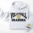 Load image into Gallery viewer, Volleyball Personalized Hoodie Sweatshirt for Mom, Dad or Family Supporters