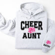 Load image into Gallery viewer, Cheer Personalized Hoodie Sweatshirt for Mom, Dad or Family Supporters