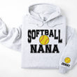 Load image into Gallery viewer, Softball Personalized Hoodie Sweatshirt for Mom, Dad or Family Supporters