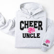 Load image into Gallery viewer, Cheer Personalized Hoodie Sweatshirt for Mom, Dad or Family Supporters
