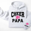 Load image into Gallery viewer, Cheer Personalized Hoodie Sweatshirt for Mom, Dad or Family Supporters