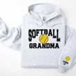 Load image into Gallery viewer, Softball Personalized Hoodie Sweatshirt for Mom, Dad or Family Supporters