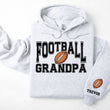 Load image into Gallery viewer, Football Personalized Hoodie Sweatshirt for Mom, Dad or Family Supporters