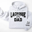 Load image into Gallery viewer, Lacrosse Personalized Hoodie Sweatshirt for Mom, Dad or Family Supporters