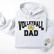 Load image into Gallery viewer, Volleyball Personalized Hoodie Sweatshirt for Mom, Dad or Family Supporters