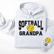Load image into Gallery viewer, Softball Personalized Hoodie Sweatshirt for Mom, Dad or Family Supporters