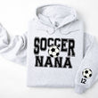 Load image into Gallery viewer, Soccer Personalized Hoodie Sweatshirt for Mom, Dad or Family Supporters