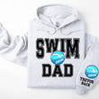 Load image into Gallery viewer, Swim Personalized Hoodie Sweatshirt for Mom, Dad or Family Supporters