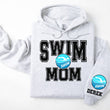 Load image into Gallery viewer, Swim Personalized Hoodie Sweatshirt for Mom, Dad or Family Supporters