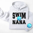 Load image into Gallery viewer, Swim Personalized Hoodie Sweatshirt for Mom, Dad or Family Supporters