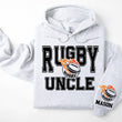 Load image into Gallery viewer, Rugby Personalized Hoodie Sweatshirt for Mom, Dad or Family Supporters