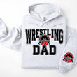 Load image into Gallery viewer, Wrestling Personalized Hoodie Sweatshirt for Mom, Dad or Family Supporters