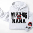 Load image into Gallery viewer, Wrestling Personalized Hoodie Sweatshirt for Mom, Dad or Family Supporters