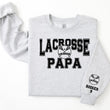 Load image into Gallery viewer, Lacrosse Personalized Sweatshirt for Mom, Dad or Family Supporters