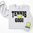 Load image into Gallery viewer, Tennis Personalized Sweatshirt for Mom, Dad or Family Supporters