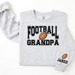 Load image into Gallery viewer, Football Personalized Sweatshirt for Mom, Dad or Family Supporters