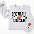 Load image into Gallery viewer, Football Personalized Sweatshirt for Mom, Dad or Family Supporters