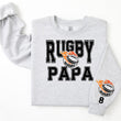 Load image into Gallery viewer, Rugby Personalized Sweatshirt for Mom, Dad or Family Supporters