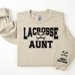 Load image into Gallery viewer, Lacrosse Personalized Sweatshirt for Mom, Dad or Family Supporters