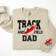 Load image into Gallery viewer, Track and Field Personalized Sweatshirt for Mom, Dad or Family Supporters
