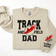 Load image into Gallery viewer, Track and Field Personalized Sweatshirt for Mom, Dad or Family Supporters