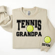 Load image into Gallery viewer, Tennis Personalized Sweatshirt for Mom, Dad or Family Supporters