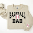 Load image into Gallery viewer, Baseball Personalized Sweatshirt for Mom, Dad or Family Supporters