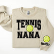 Load image into Gallery viewer, Tennis Personalized Sweatshirt for Mom, Dad or Family Supporters
