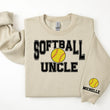 Load image into Gallery viewer, Softball Personalized Sweatshirt for Mom, Dad or Family Supporters