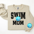 Load image into Gallery viewer, Swim Personalized Sweatshirt for Mom, Dad or Family Supporters