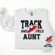 Load image into Gallery viewer, Track and Field Personalized Sweatshirt for Mom, Dad or Family Supporters
