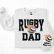 Load image into Gallery viewer, Rugby Personalized Sweatshirt for Mom, Dad or Family Supporters