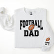 Load image into Gallery viewer, Football Personalized Sweatshirt for Mom, Dad or Family Supporters
