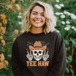 Load image into Gallery viewer, Yee Haw Retro Adult Halloween Sweatshirt