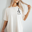 Load image into Gallery viewer, "Grab-A-Ghost" Claw Machine Adult Halloween T-shirt