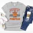 Load image into Gallery viewer, Howdy Pumpkin Halloween Adult T-shirt