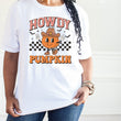 Load image into Gallery viewer, Howdy Pumpkin Halloween Adult T-shirt
