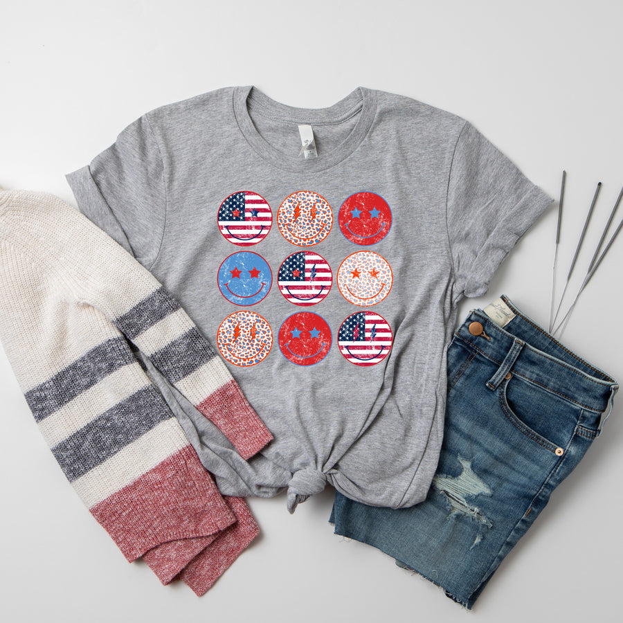 4th of July Smiles, Patriotic T-shirt