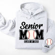 Load image into Gallery viewer, Senior Mom Personalized Baseball Hoodie Sweatshirt