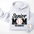Load image into Gallery viewer, Senior Mom Personalized Baseball Hoodie Sweatshirt