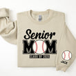 Load image into Gallery viewer, Senior Mom Personalized Baseball Sweatshirt